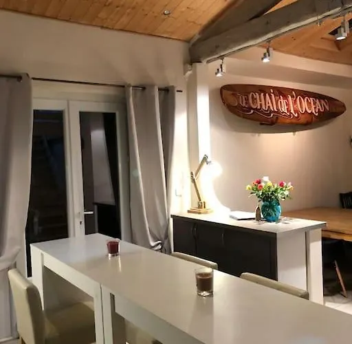 펜션 Le Chai De L'ocean -maison A 300m - Jardin Terrasse 술락쉬르메르